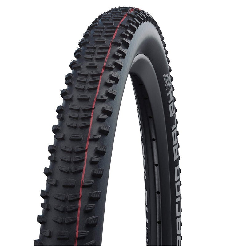 Schwalbe - Racing Ralph XC Race Tubeless Folding Rear Wheel Bike Tire |29 x 2.35 | Evolution Line, Super Ground, Addix SpeedGrip| Black - Image 1